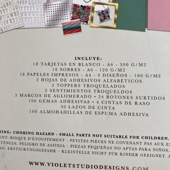 Violet Studio Essentials Collection Ultimate Card Making Kit Over 350 Pieces - Picture 8 of 10